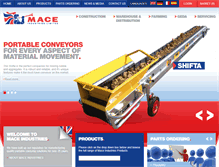 Tablet Screenshot of maceindustries.co.uk